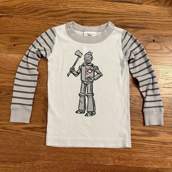 Hanna Andersson Wizard Of Oz Toddler Tin Man Long John Pajama Top Size 3 / 90cm - Picture 1 of 7
